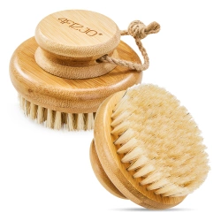 Szczotka do masażu ciała na sucho do skóry wrażliwej