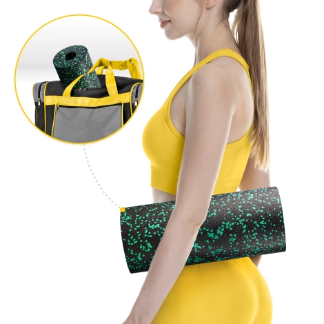 Wałek do masażu piankowy EPP 33 cm zielony