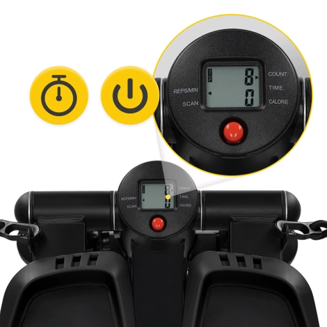 Stepper z ekspanderami czarny