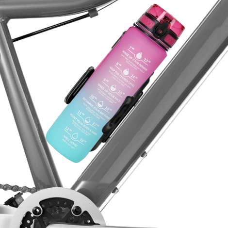 Butelka motywacyjna na wodę 1 L różowa