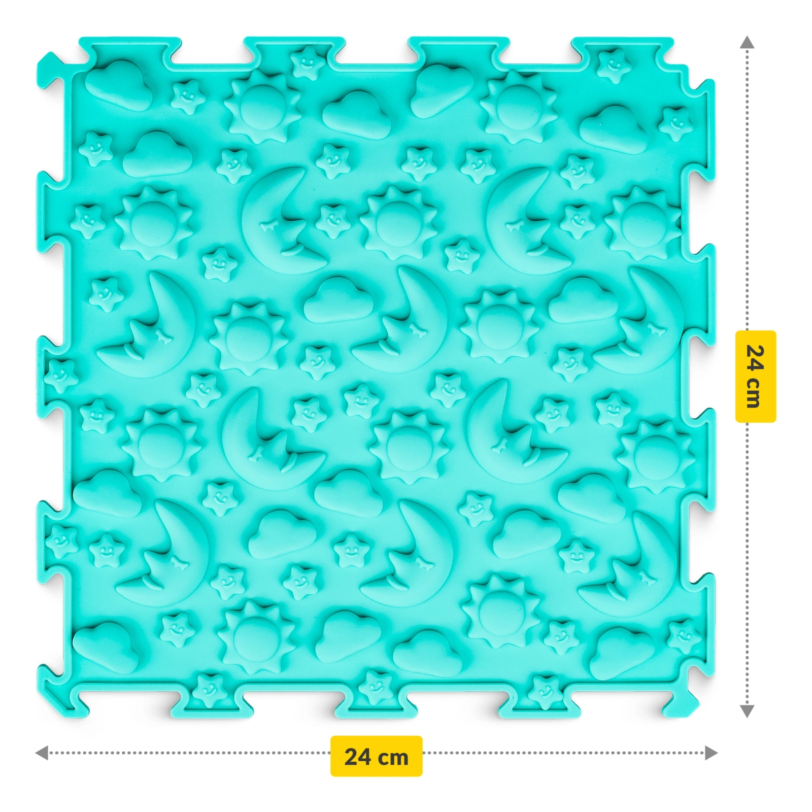 Ortopedyczna mata sensoryczna puzzle dla dzieci 4 szt.