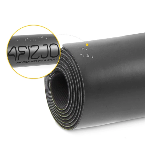 Mata do jogi i ćwiczeń antypoślizgowa 4 mm czarna