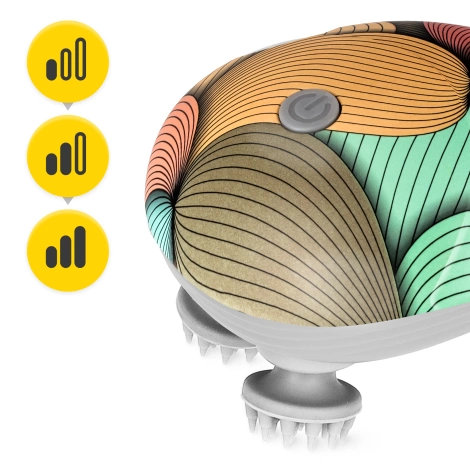 Elektryczny masażer do głowy wodoodporny wielokolorowy