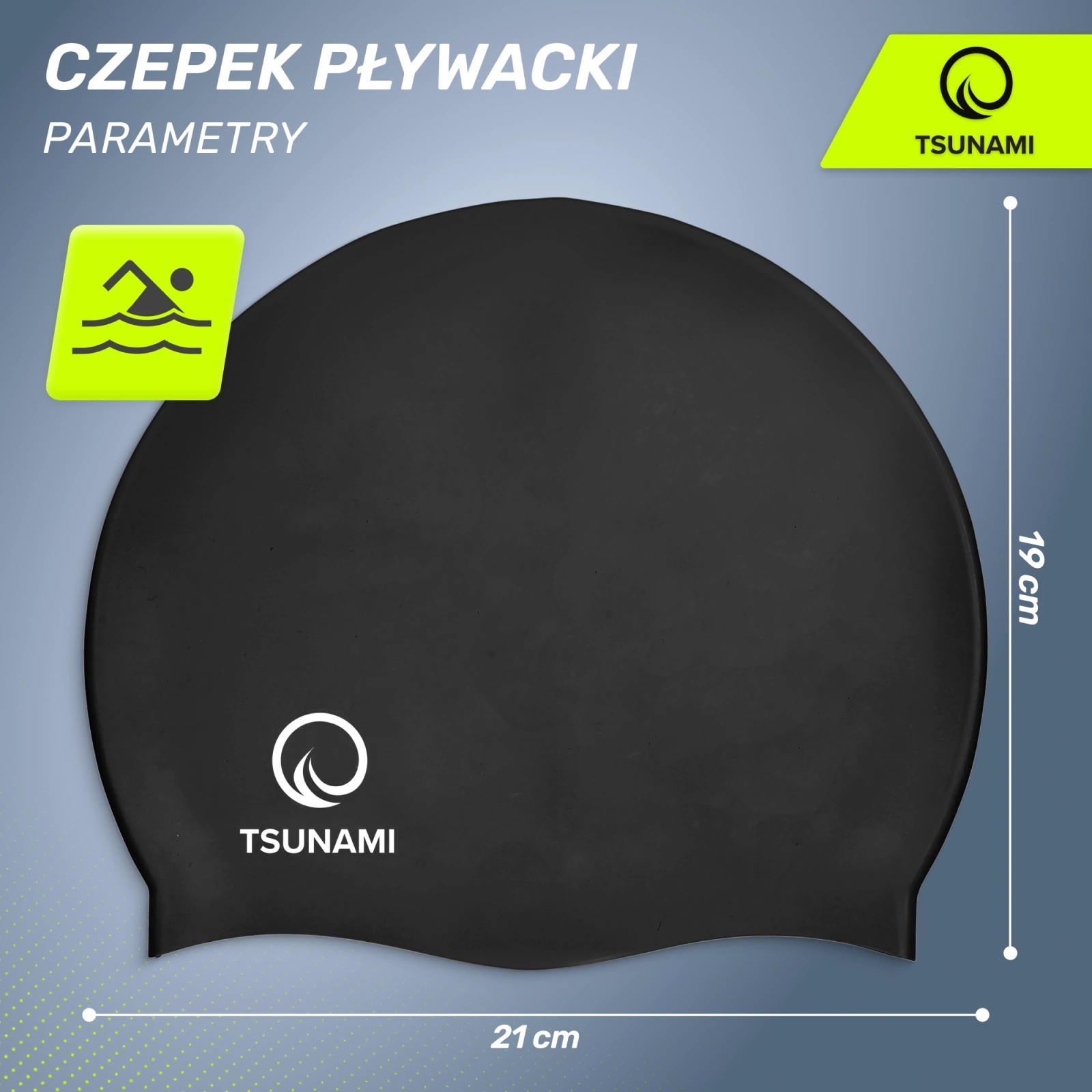 czepek pływacki do pływania silikonowy 