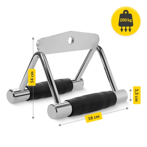 Podwójny uchwyt do wyciągu trójkątny