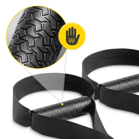 Pasy treningowe taśmy do ćwiczeń TRX żółte