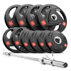 Zestaw olimpijski - obciążenie 60 kg + sztanga