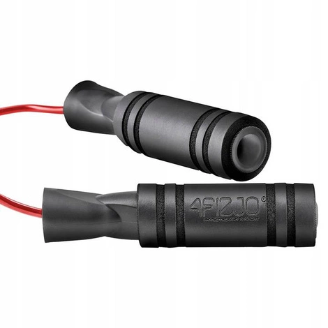 Skakanka z antypoślizgowymi uchwytami BASIC czerwona