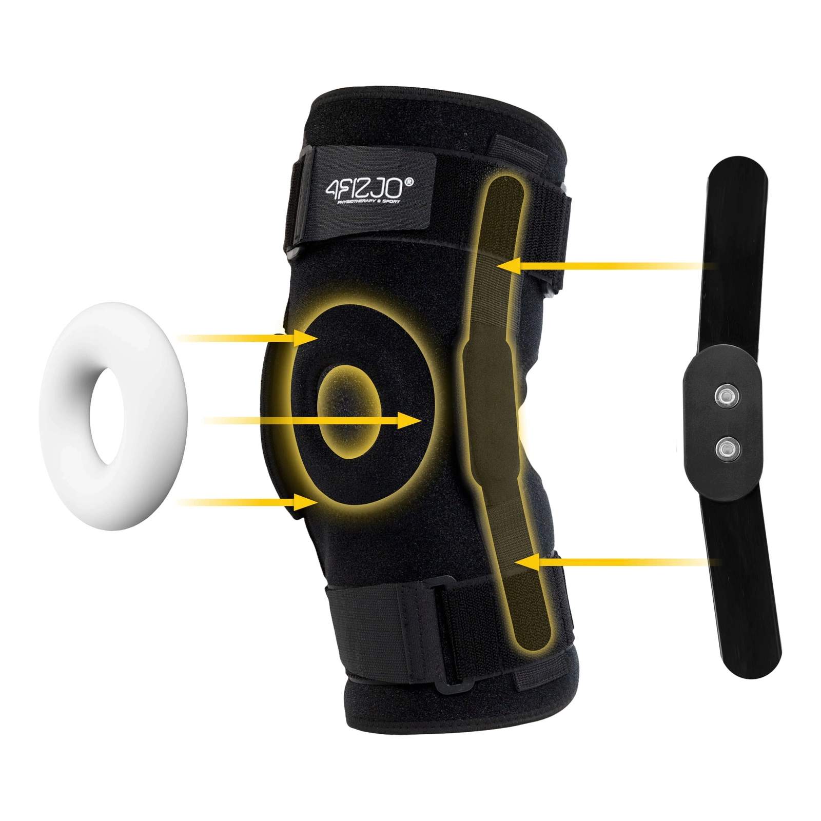 stabilizator z zawiasami orteza kolana stawu kolanowego