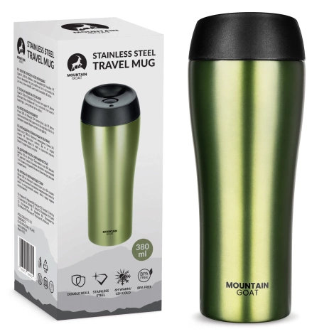 Kubek termiczny Mountain Goat TRAVEL 380 ml zielony