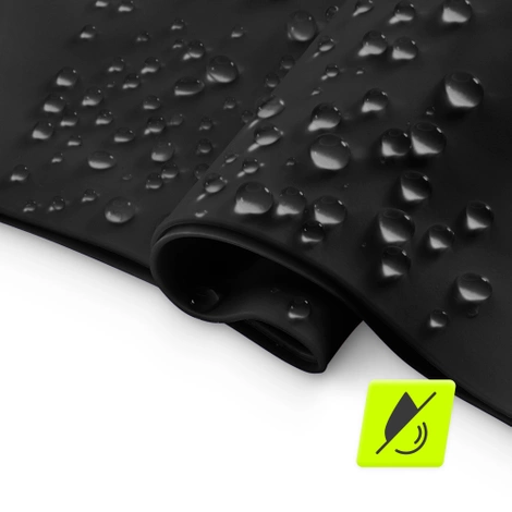 Czepek na basen unisex TSUNAMI czarny