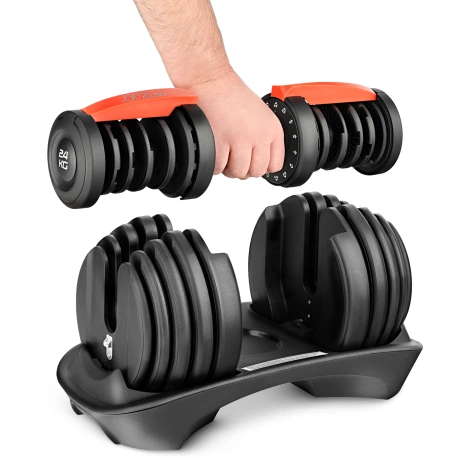 Hantel regulowany do ćwiczeń PRO 24 kg