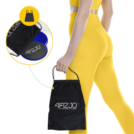 Dyski poślizgowe do ćwiczeń SLIDE 2 szt. niebieskie