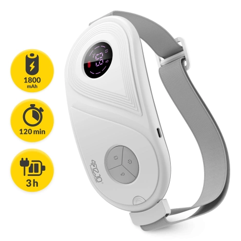 Pas menstruacyjny rozgrzewający na bóle miesiączkowe - biały