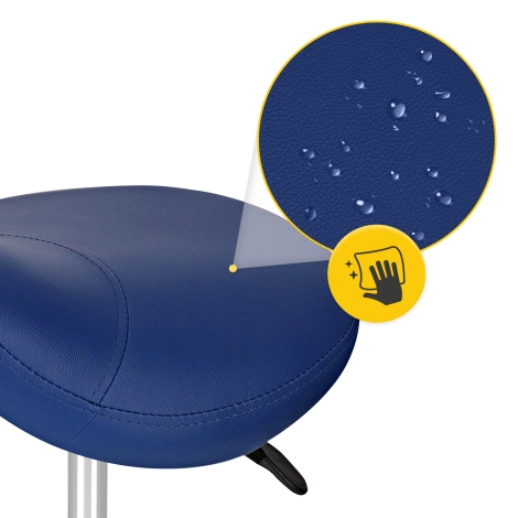 Taboret obrotowy siodło do masażu ERGO niebieski