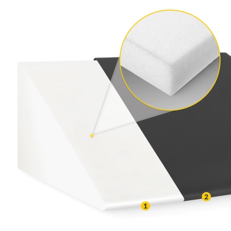 Klin rehabilitacyjny do masażu czarny