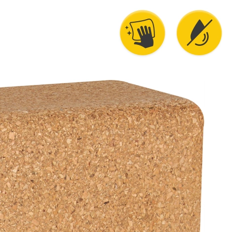 Kostka do jogi korkowa