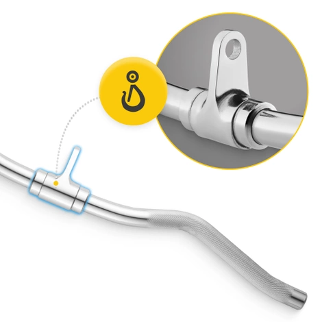 Uchwyt do wyciągu łamany