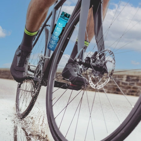 Butelka motywacyjna na wodę 1 L niebieska