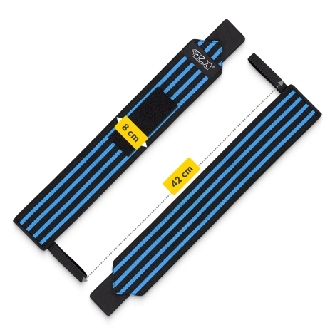 Opaski na nadgarstki 2szt. niebieskie