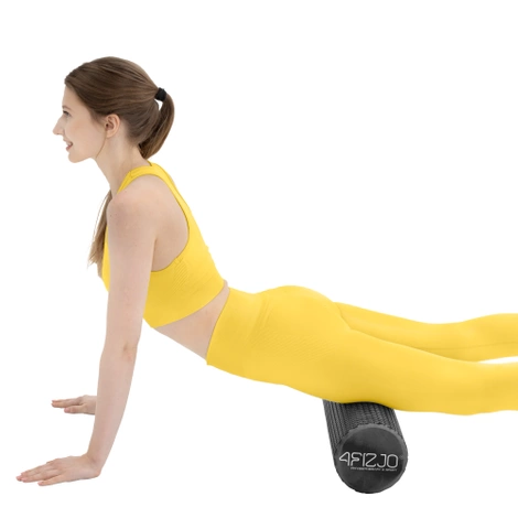 Wałek do masażu z wypustkami CARE+ 45 cm czarny