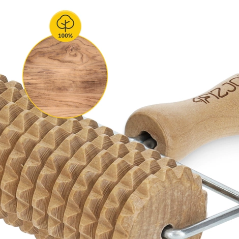 Drewniany roller do masażu ciała duży
