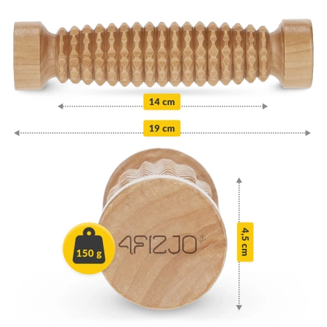 Drewniany wałek do masażu ciała