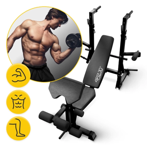 Ławeczka treningowa do ćwiczeń ze stojakiem ULTRA