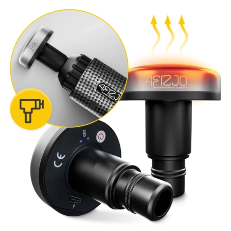 Końcówka rozgrzewająca do pistoletu masującego