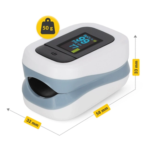 Pulsoksymetr napalcowy MED+