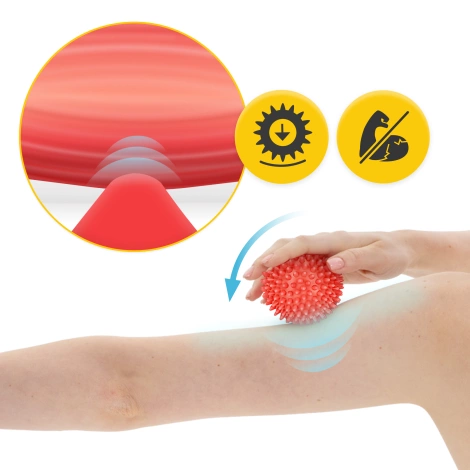 Piłka do masażu z kolcami SPIKE+ 7 cm