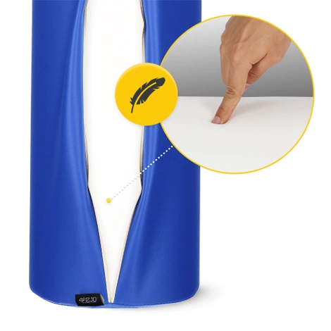 Wałek rehabilitacyjny kształtka do masażu 100 x 30 cm niebieska