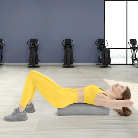 Wałek do masażu z wypustkami CARE+ 45 cm szary