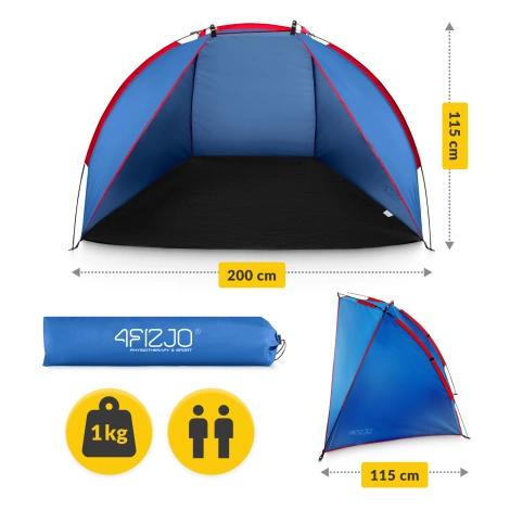 Namiot plażowy PRO niebieski