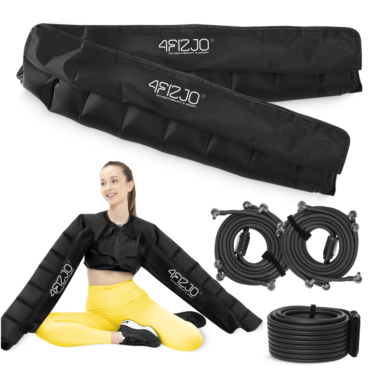 PODWÓJNE MANKIETY RĘKAWY DO APARATU DO DRENAŻU LIMFATYCZNEGO