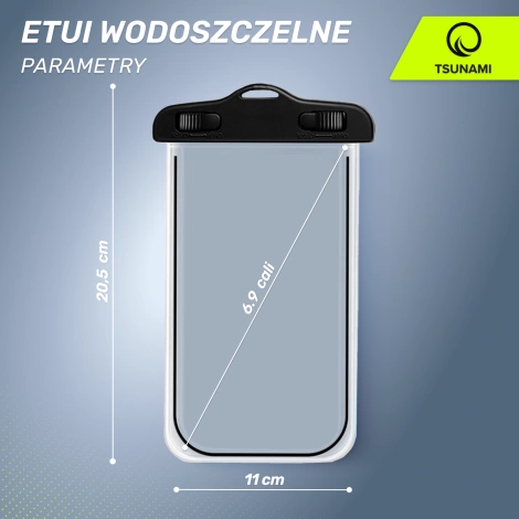 Etui wodoodporne na telefon TSUNAMI