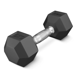 Hantel stalowy HEX 1 x 5 kg