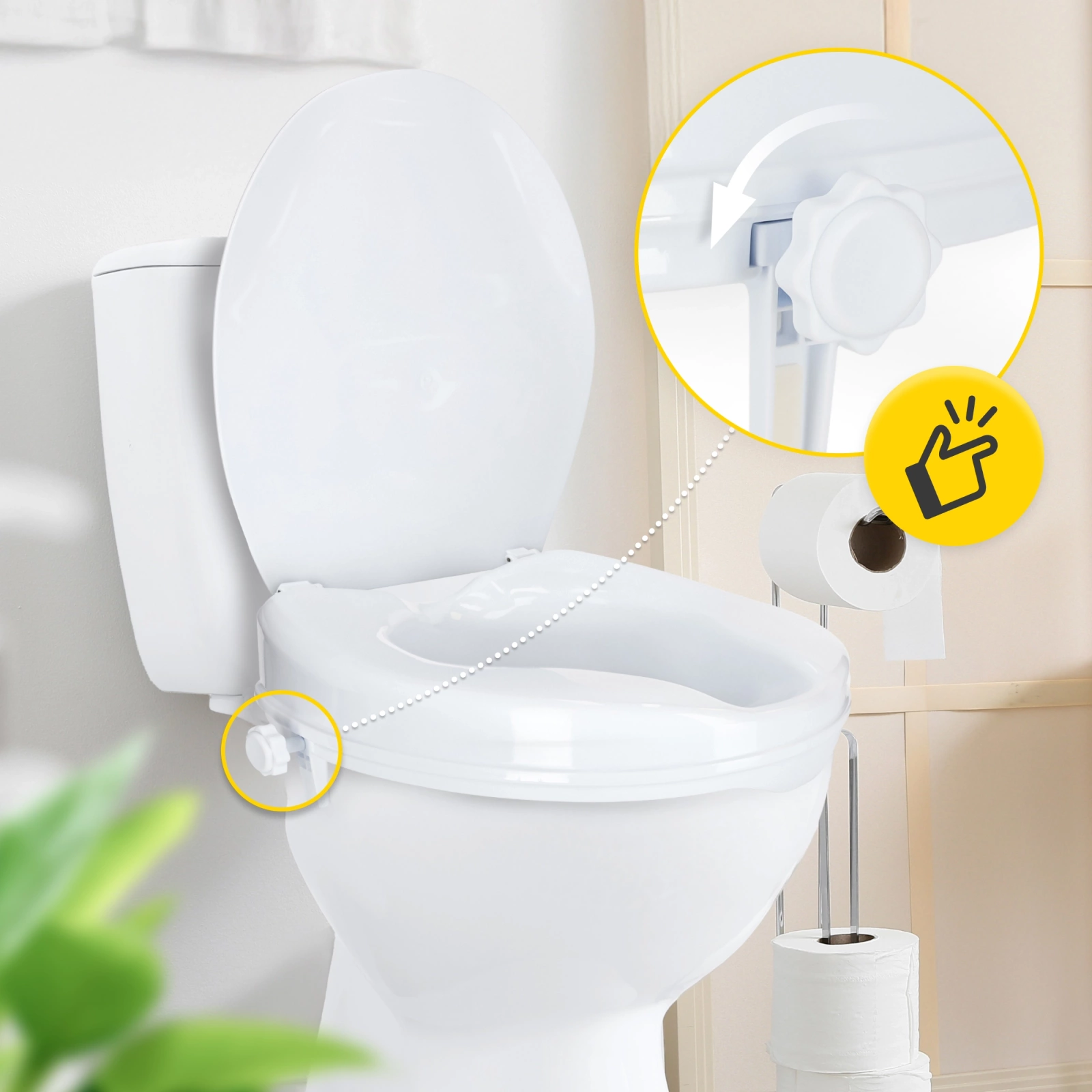Zdvihák sedadla na toaletu 5 cm / 10 cm / 15 cm – pohodlie a bezpečnosť v kúpeľni