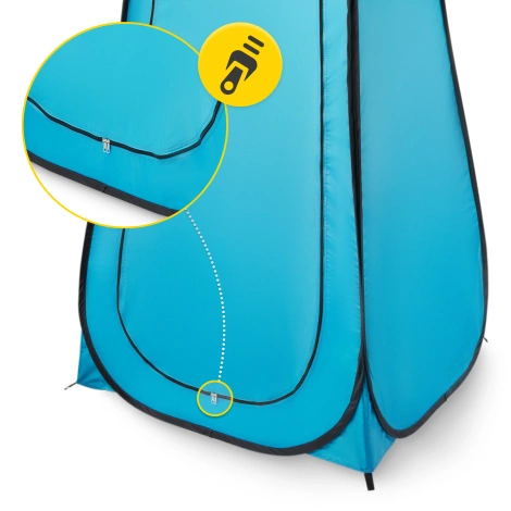 Namiot przebieralnia turystyczna Mountain Goat niebieska