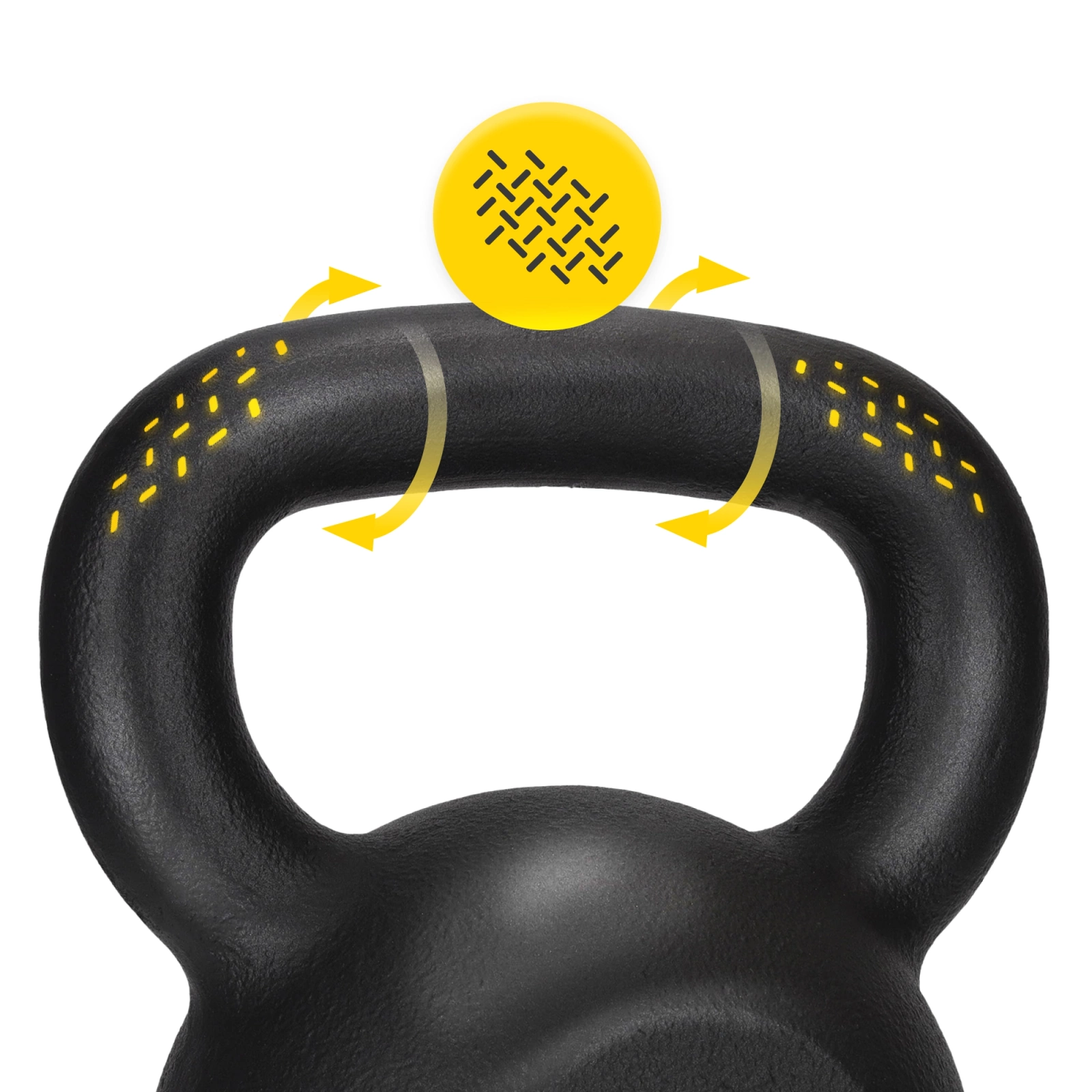 Kettlebell greutate din fontă de 24 kg