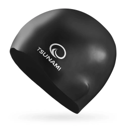 Czepek na basen unisex TSUNAMI PRO czarny