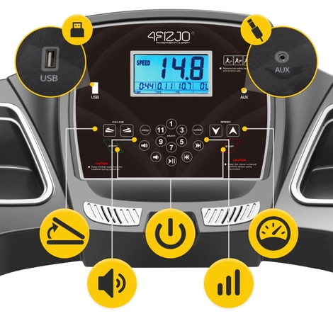 Elektryczna bieżnia domowa regulowana TM FALCO S