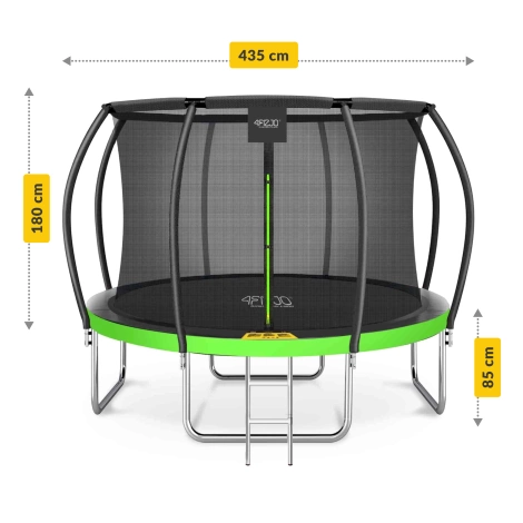 Trampolina ogrodowa dla dzieci PRO 435cm 14FT