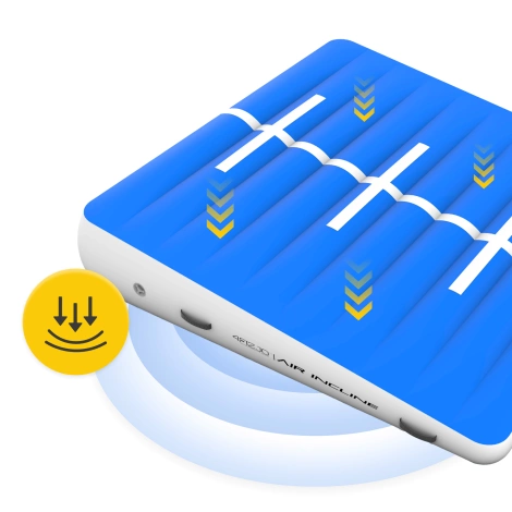 Skos akrobatyczny AIR INCLINE 2 x 2 x 0,4 m + pompka