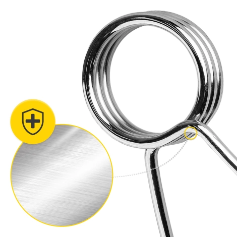 Zaciski sprężynowe na gryf olimpijski 50 mm 2 szt.