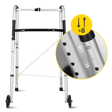 Balkonik aluminiowy z kółkami