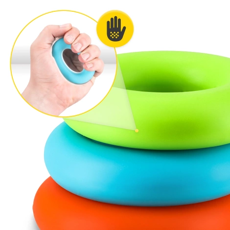 Zestaw 9 gum do ćwiczeń rąk palców