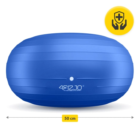 Piłka gimnastyczna DONUT AIR BALL niebieska