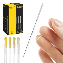Igły do akupunktury z prowadnicą 100 szt. 0,3 x 60 mm