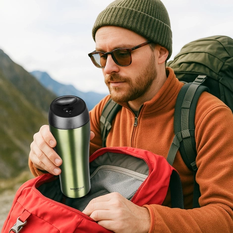 Kubek termiczny Mountain Goat TRAVEL 380 ml zielony
